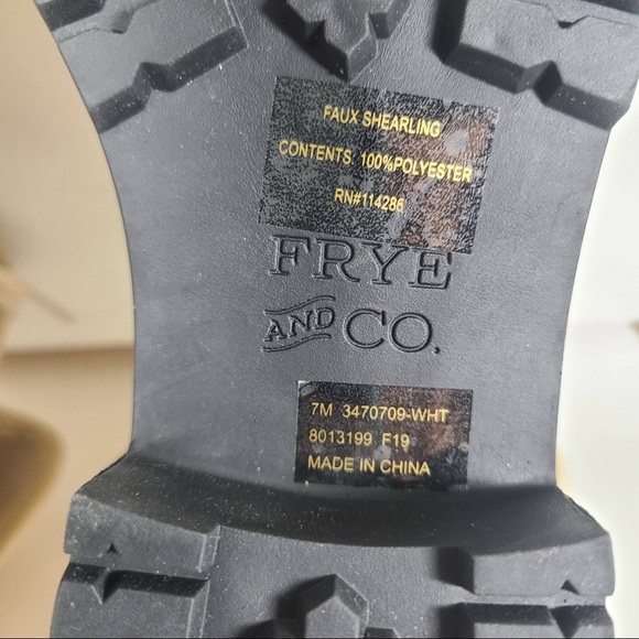 NWOT Frye and Co. Anise Shearling Boot Size 7M - Picture 10 of 10